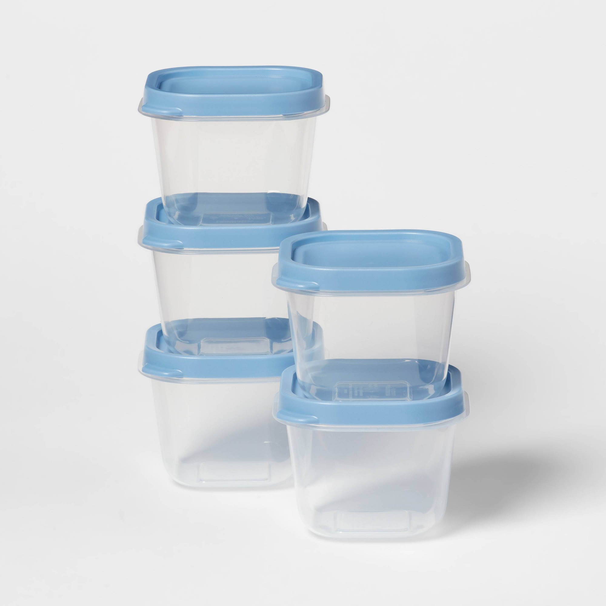 Food Storage Containers Plastic Box - 10pcs Blue Plastic Food Storage Container
