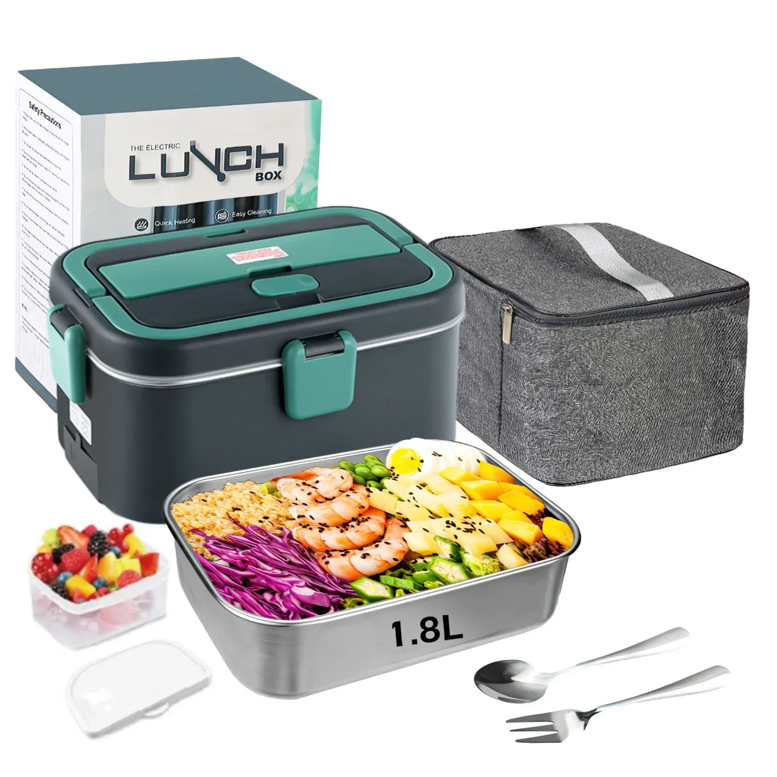 Food Storage Camping - Electric Lunch Box Food Warmer 1.8