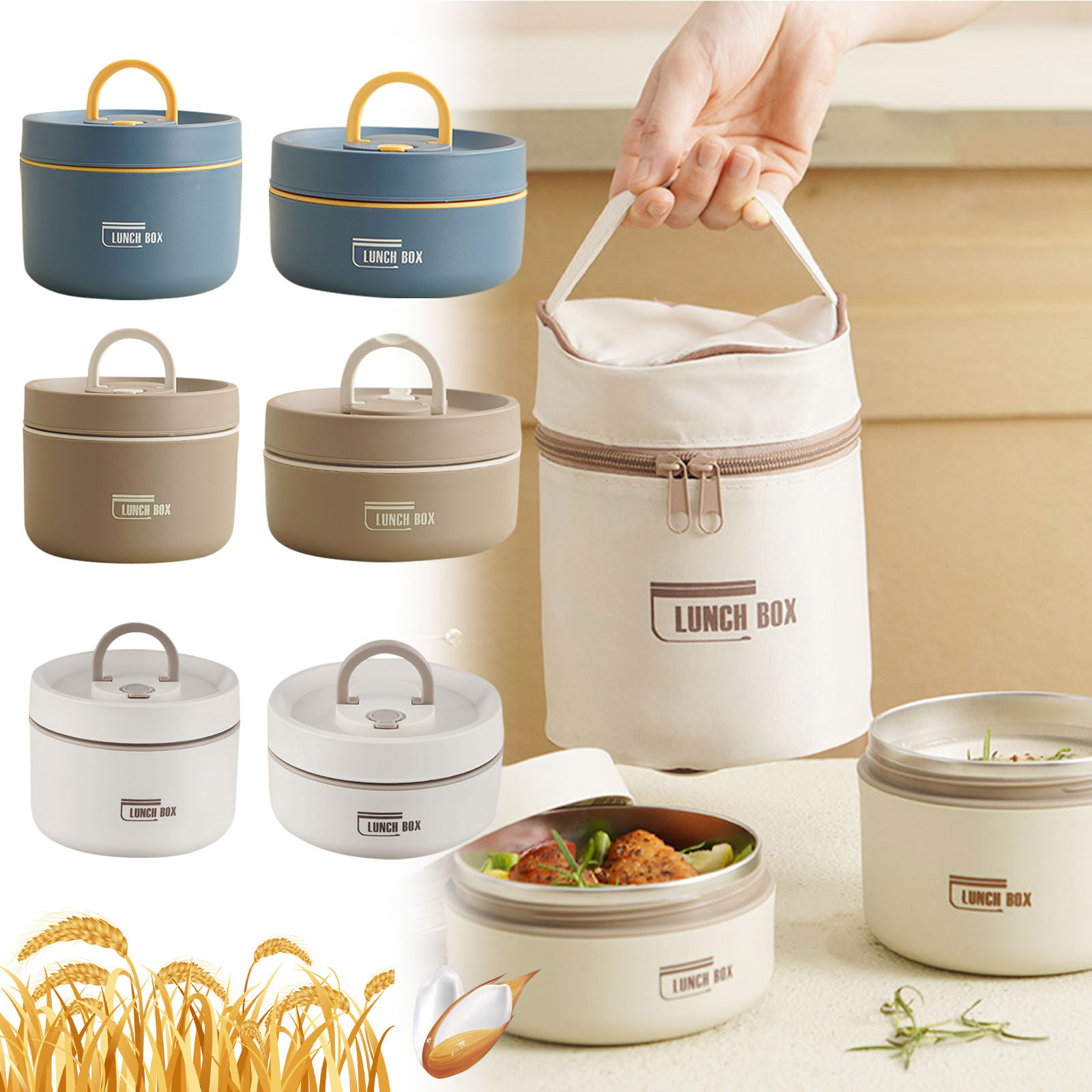 Food Storage Box Stainless Steel - Thermal Lunch Box Stainless Steel Insulated
