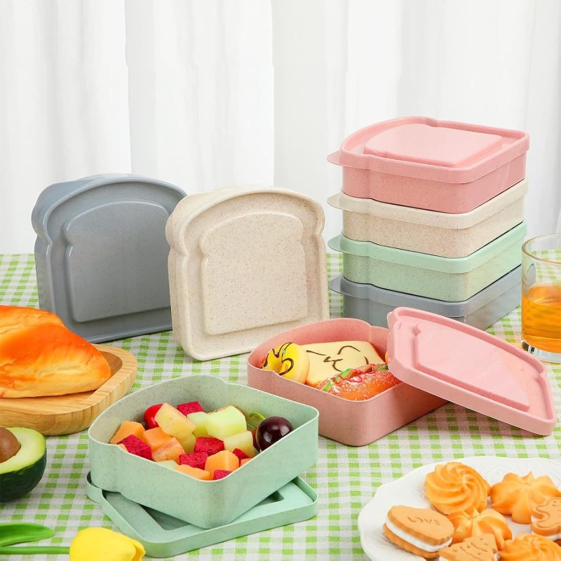 1/4pcs Sandwich Container Lunc - đánh giá và giá Food Storage Camping
