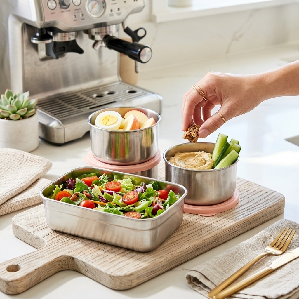 Microwave Safe 304 Stainless S - đánh giá và giá Food Storage Box Stainless Steel