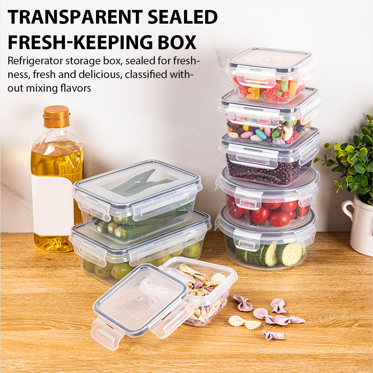 24Pcs/set Food Storage Box Set - đánh giá và giá Food Storage Containers Plastic Box