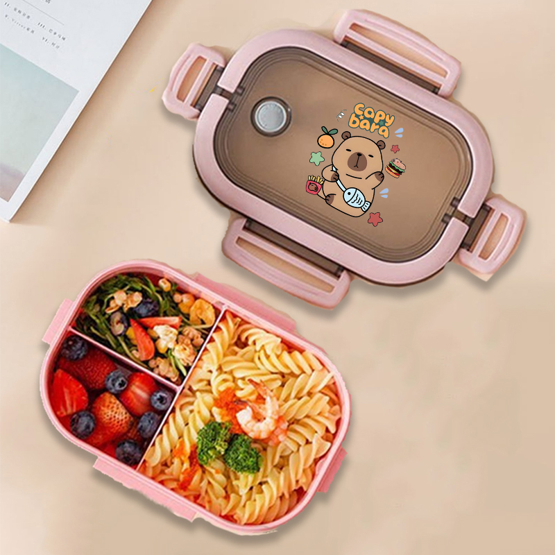 Capybara Bento Lunch Box Anime - đánh giá và giá Food Storage And Containers