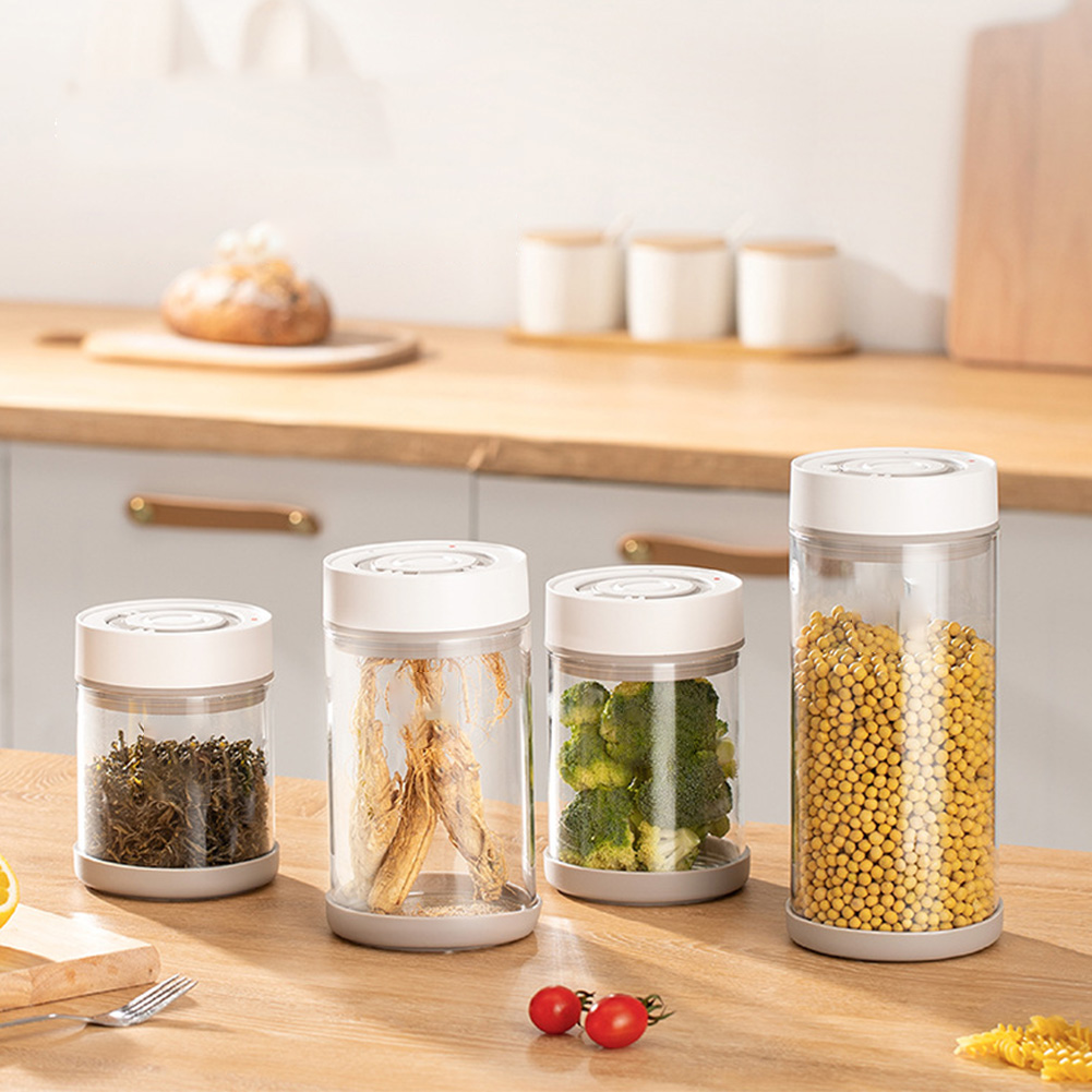 Kitchen Moisture-proof Glass C - đánh giá và giá Food Storage Glass Jar