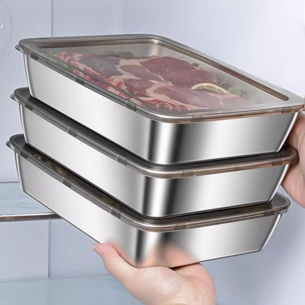 Food Grade Stainless Steel Ser - đánh giá và giá Food Storage Box Stainless Steel