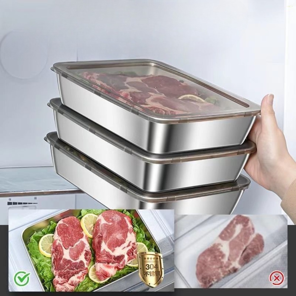 Food Grade Stainless Steel Ser - đánh giá và giá Food Storage Box Stainless Steel