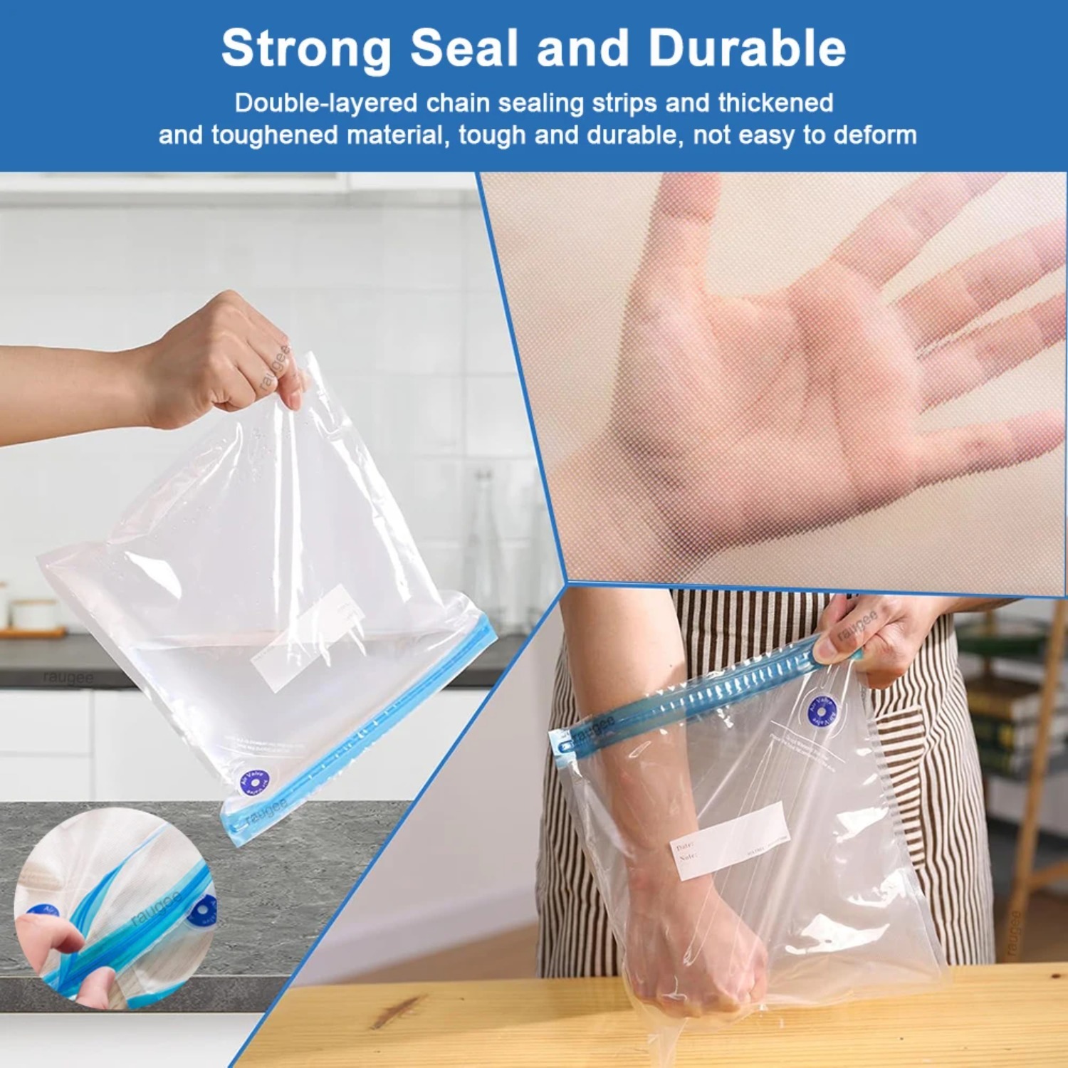 Sous Vide Bags Reusable Vacuum - đánh giá và giá Food Storage Bags Reusable