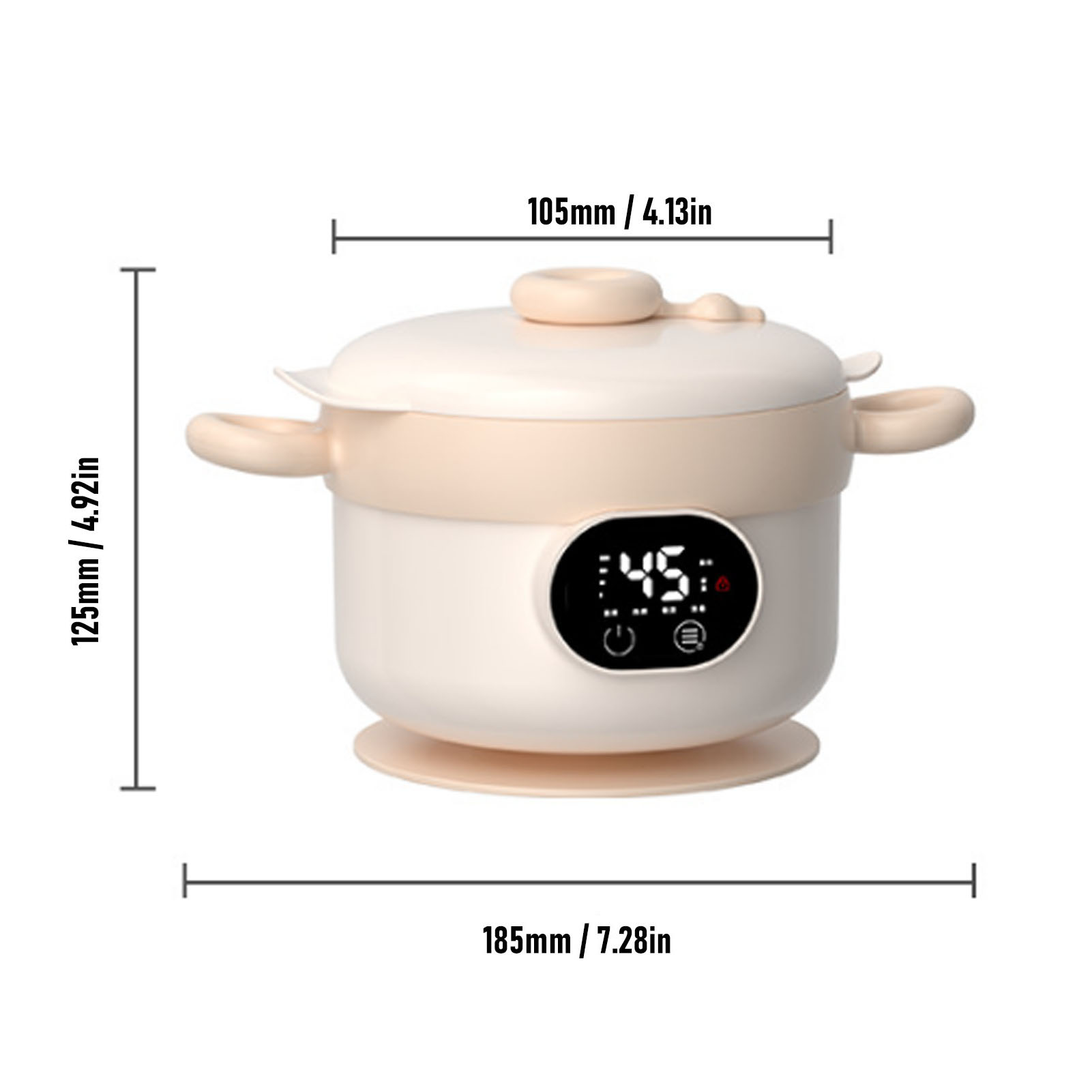 Food Warmer Bowl Electric Lunc - đánh giá và giá Food Storage Box Stainless Steel