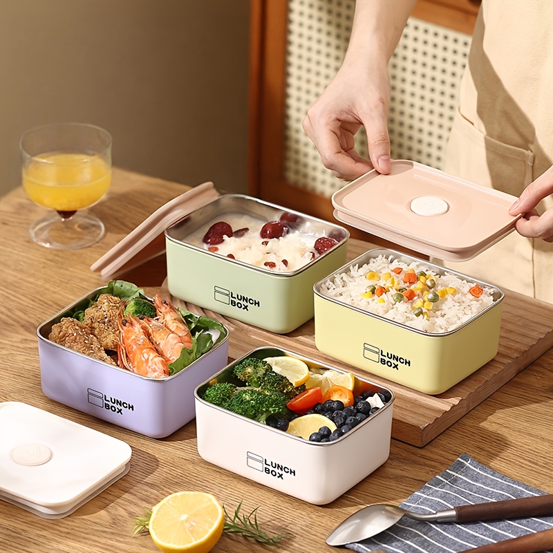 Stainless Steel Leak-Proof Foo - đánh giá và giá Food Storage Box Stainless Steel