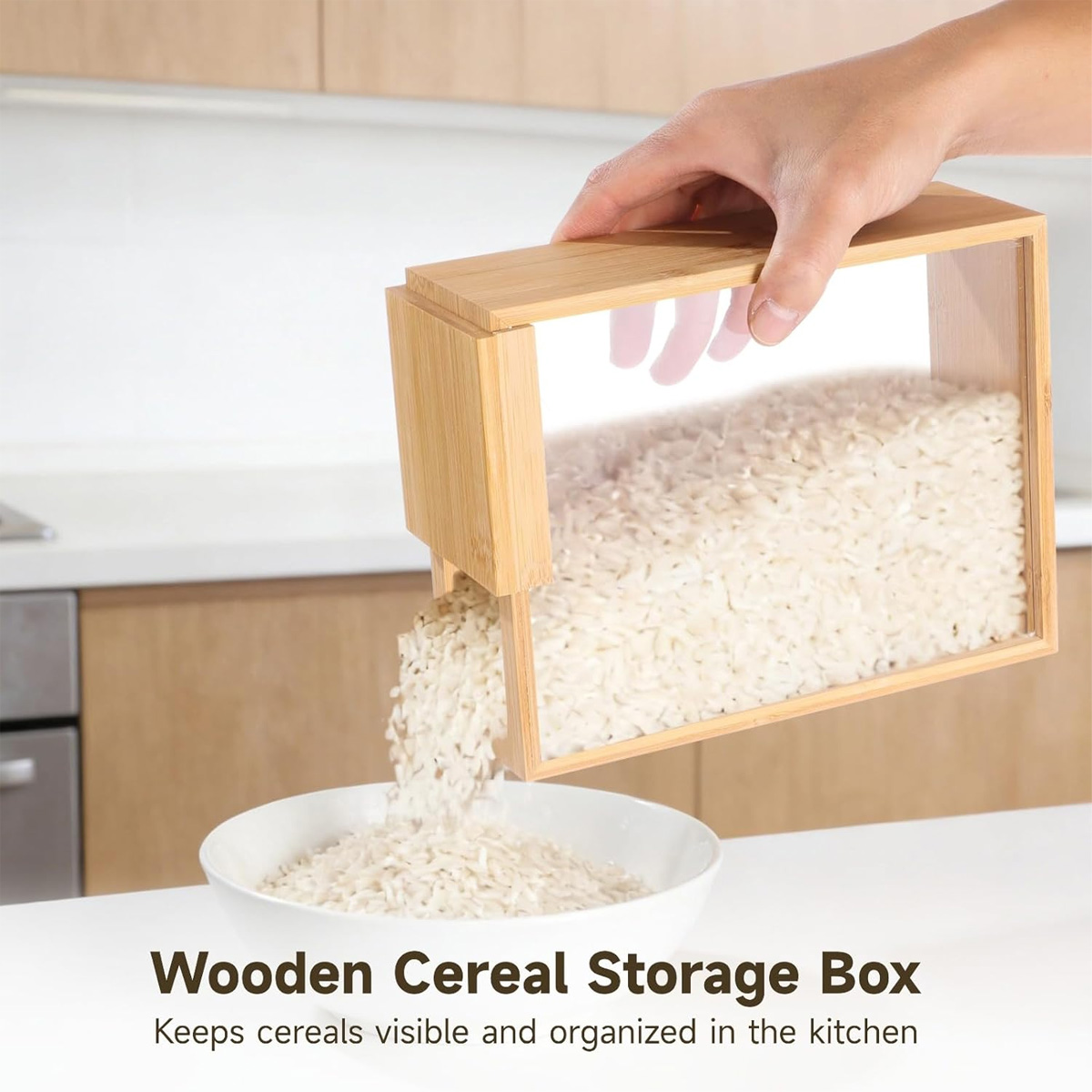 E9 1Pcs Bamboo Cereal Rice Sto - đánh giá và giá Food Storage Lidl