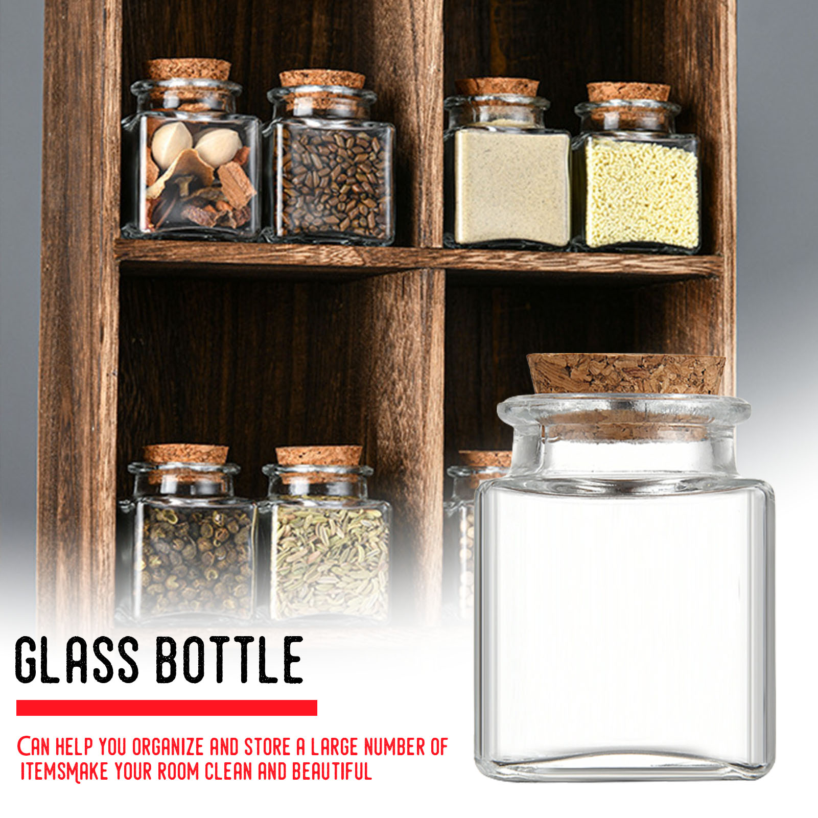 1/5/10Pcs Glass Storage Jars K - đánh giá và giá Food Storage Glass Jar