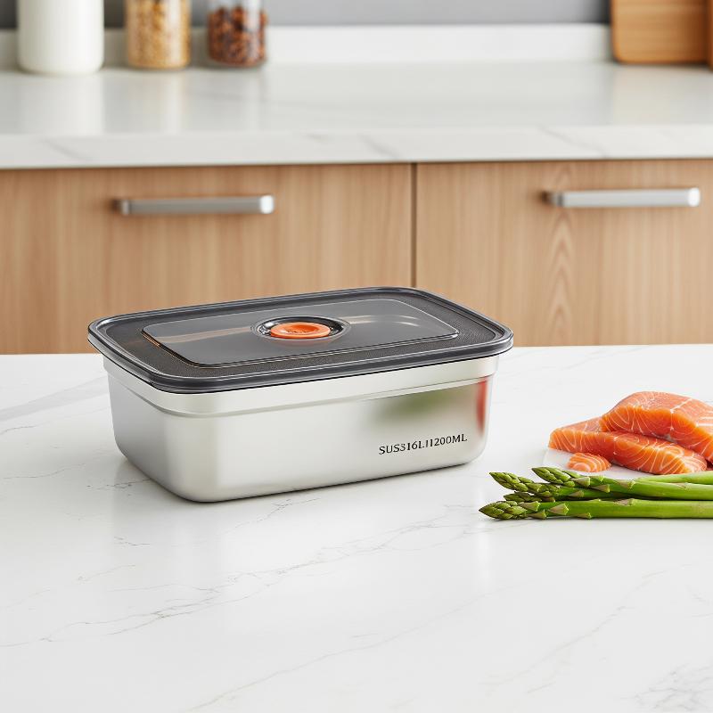Stainless Steel Sealed Lunch B - đánh giá và giá Food Storage Box Stainless Steel