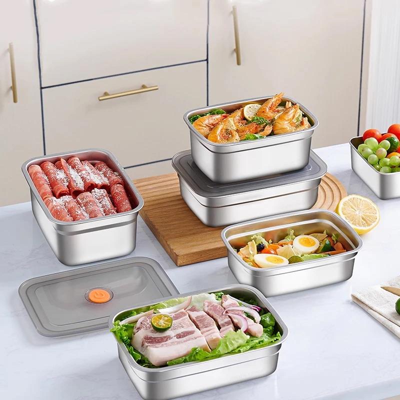Stainless Steel Sealed Lunch B - đánh giá và giá Food Storage Box Stainless Steel