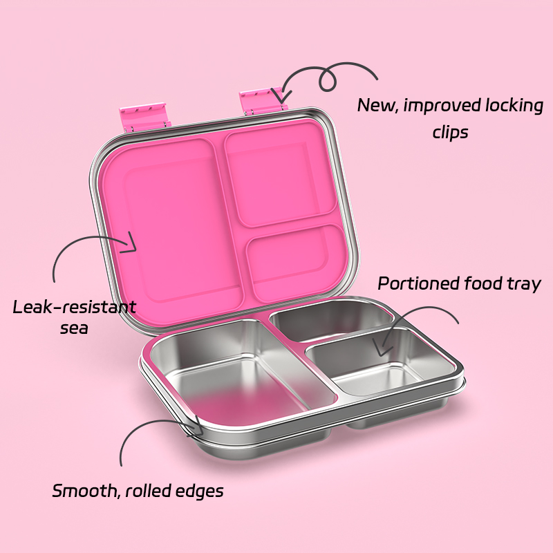 Stainless Steel Leakproof Bent - đánh giá và giá Food Storage Box Stainless Steel