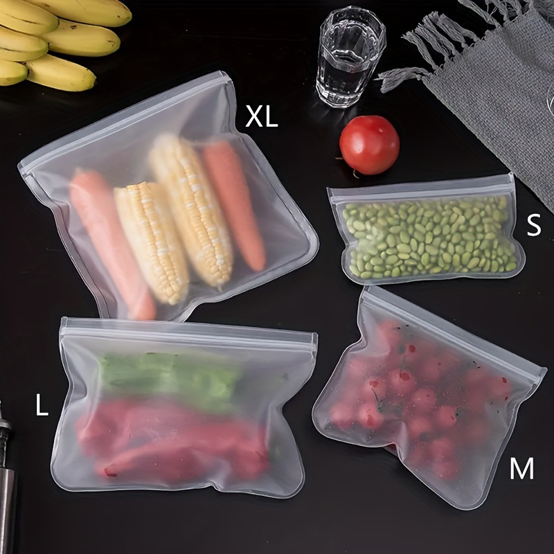 4PCS Silicone Food Storage Con - đánh giá và giá Food Storage Silicone Bags