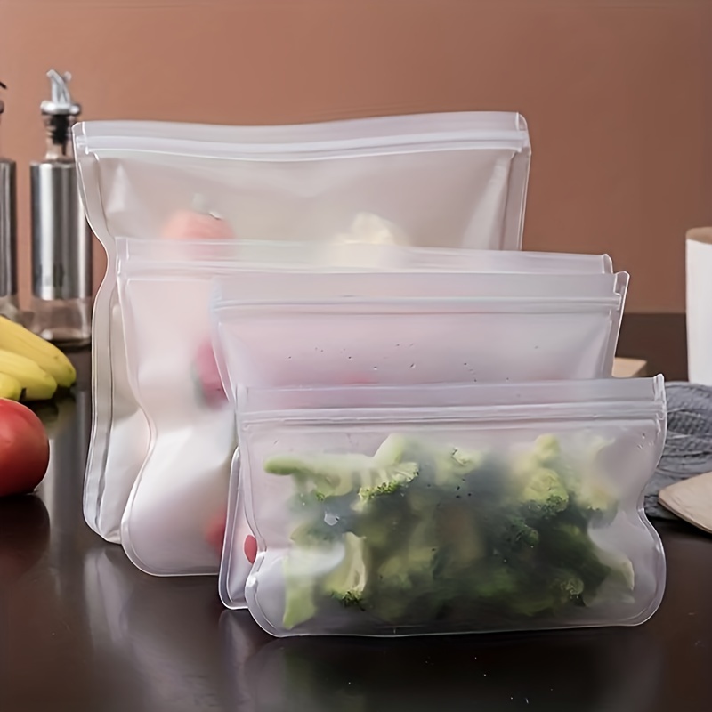 4PCS Silicone Food Storage Con - đánh giá và giá Food Storage Silicone Bags